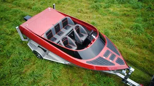 Kinoceano barco de alumínio novo estilo 2022, mini barco resistente à água baixa