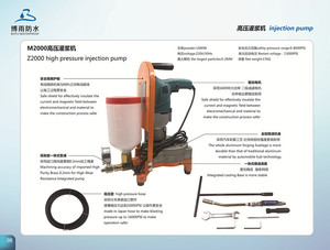เครื่องฉีดปูนอัตโนมัติแรงดันสูง M2000 สำหรับงานคอนกรีต ได้รับการรับรองมาตรฐาน ISO9001 แรงดันไฟฟ้า 220V รับประกัน 1 ปี - Product Image 6