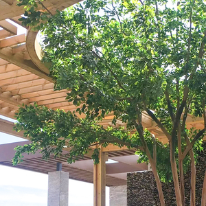 Bán Nhà Máy Cung Cấp Lá Nhân Tạo Phong Cách Mới Lá <span class=keywords><strong>Ficus</strong></span> Cây Banyan - Product Image 5