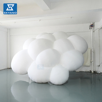 Modèle de nuage gonflable personnalisé pour exposition en plein air, parc, événement commercial, publicité, installation