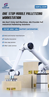 Paletizador de Cajas Móvil con Ruedas, Ahorro de Energía, Capacidad de Carga de 20 kg, Motor Servo, 1200x1000 mm