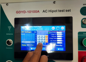 HVHIPOT GDYD-10100A <span class=keywords><strong>100kVA</strong></span> 100kV 1A özelleştirilmiş PLC cihazı <span class=keywords><strong>AC</strong></span> <span class=keywords><strong>Hipot</strong></span> Test seti dielektrik kuvvet testi - Product Image 4
