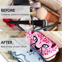 Housse de protection magique réutilisable, pliable, auto-serrante, antichoc, de qualité supérieure, pour bagages de voyage, gadgets, pinceaux de maquillage