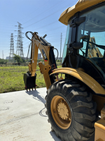 Backhoe loader caterpillar bekas kucing 416e 420e 420f 430f traktor dengan backhoe dan pemuat depan
