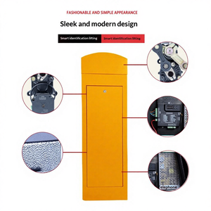 Barrera de puerta de vía con control remoto, varilla elevadora de bloqueo, chapa laminada en frío, motor sin escobillas, torniquete de 2 vías IP55 - Product Image 4