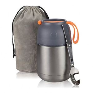 Kids Ally Double Wall Vacuum Insulated Food Jar for Single Meals <b>Lunch</b> <b>Box</b> Stainless Steel Complementary Food Jar 8 Hours 450 Ml - Product Image 2