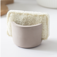 Étagère de rangement moderne pour éponges de cuisine, séchage rapide, absorption de l'humidité, organisation du comptoir