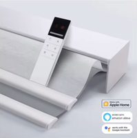 Persianas Enrollables Motorizadas Inteligentes con Control Remoto Personalizado, Persianas Enrollables Eléctricas con Wifi para Ventana, Protección Solar Automática Tuya