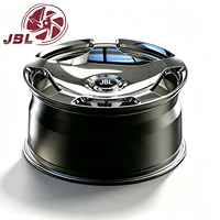 Jantes forgées monobloc 16-24 pouces polies miroir 5 branches style rétro grand déport 5x112 5x114.3 compatibles avec les berlines de luxe et le tuning