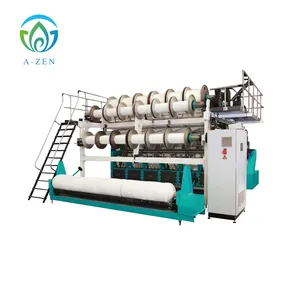 A-ZEN China Factory Price 6 sets EBC Electrical let-off RDJ5/1 double needle bar warp knitting machine
