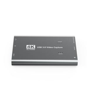 Capturadora de Video <span class=keywords><strong>USB</strong></span> 3.0 a HD 4K con Salida de Audio MP4, Salida de Micrófono, Hub para Transmisión en Vivo de Juegos, Carcasa Metálica, Garantía de 12 Meses - Product Image 3