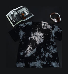 เสื้อยืดผู้ชายคุณภาพสูง 100% ผ้าฝ้าย ย้อมสีแบบไทได ทรงหลวมไหล่ตก ยูนิเซ็กซ์ สั่งทำได้ น้ำหนัก 230 กรัม สไตล์วินเทจ - Product Image 3