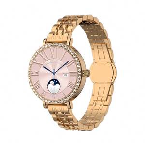 Умные часы HD36 для женщин с ИИ GPT и AMOLED-экраном 1,19 дюйма, дизайном «бриллиант», мониторингом здоровья (давление/пульс/сон), голосовым помощником - Product Image 1