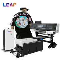 LEAF Usine Vente Directe A1 60cm DTF Imprimante Coton Textiles I3200 Tête D'impression Multifonctionnelle Numérique A3/A4 Dimension D'impression