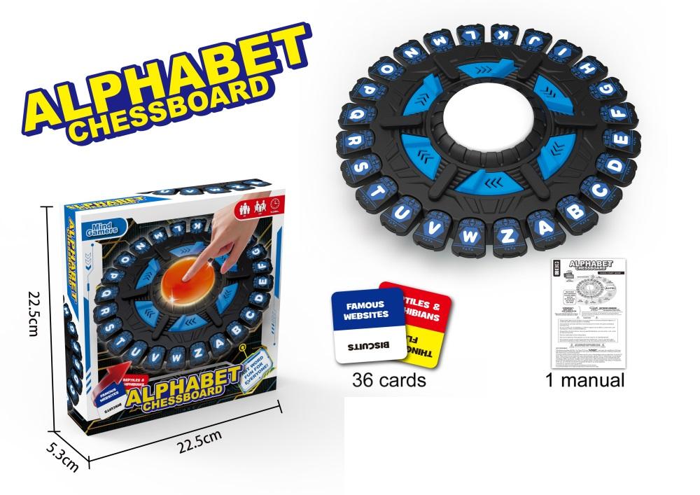 24-Letter Fast Paced Word Game-English [Blue]