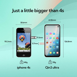 Teléfono Móvil Qin3 Ultra con Envío Gratuito, 8GB+256GB, MTK G99, 5 Pulgadas, Versión Global, <span class=keywords><strong>Android</strong></span> 12, Wifi, 5G, Teléfono Inteligente - Product Image 3