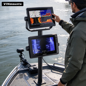 Soporte Vertical para Dos Pantallas de Sonar para Barcos, Modelo VIN-LZ45-SZ007 - Product Image 5