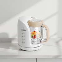 Nouveau Robot Culinaire Électrique 2026 pour Bébé, Chauffe-Biberon, Mixeur Bio, Processeur Alimentaire Intelligent pour Bébé, Sans BPA, 300ML, Contrôle Tactile