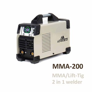 เครื่องเชื่อม MMA <span class=keywords><strong>200</strong></span> แบบแมนนวล เครื่องเชื่อมอาร์ค MMA แบบพกพา สำหรับอุตสาหกรรมเบา อินเวอร์เตอร์ แรงดันไฟฟ้าคู่ แบบแมนนวล DC - Product Image 1