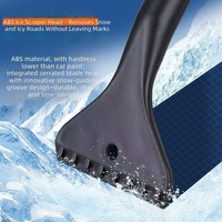 Brosse à neige et grattoir à glace en acier inoxydable extensible pour voiture, détachable, pour pare-brise, anti-givre, approvisionnement en gros usine