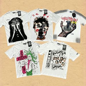 Camiseta para <span class=keywords><strong>Hombre</strong></span> He11, 100% Algodón, Estilo Vintage Lavado, Estampado <span class=keywords><strong>de</strong></span> Estrellas, Manga Corta, <span class=keywords><strong>Ropa</strong></span> <span class=keywords><strong>de</strong></span> Moda Urbana, Obtenga el Catálogo Completo, MOQ Bajo - Product Image 1
