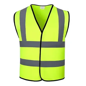 Giubbotto di sicurezza giallo ad alta visibilità per vestiti di sicurezza stradale ad alta riflessione