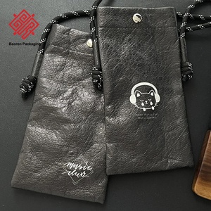 Baoren Sacs à main personnalisés en papier DuPont pour téléphone Pochettes en papier Tyvek étanches et indéchirables à effet froissé pour les marchandises créatives - Product Image 5