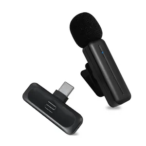 Mikrofon Mikrofon Nirkabel Kualitas Tinggi Mikrofon Lapel Lavalier Rekaman Studio Nirkabel Profesional untuk Mengajar Kuliah