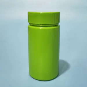 Hot Sale Custom Colorful 175ml Plastic Capsule Medicine Pill Bottle With Screw Lid
