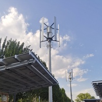 Éolienne à axe vertical de type H 380V 5000W à faible bruit pour usage agricole, commercial et domestique