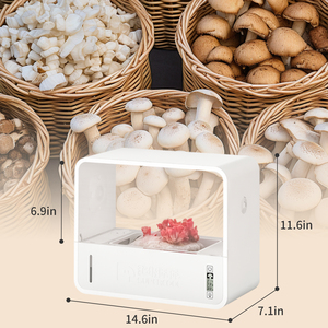 Crownow Home Smart Vertical Mushroom Farming <span class=keywords><strong>Kit</strong></span> <span class=keywords><strong>completo</strong></span> Mini invernadero Grow Plant Large Complete Mushroom Growing <span class=keywords><strong>Kit</strong></span> - Product Image 3