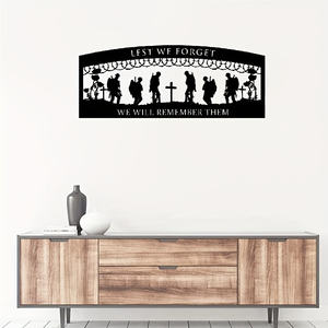 1 pièce de sculpture murale en métal « Ne me quitte pas », sculpture commémorative en fer, décoration pour la maison et le jardin, cadeau unique pour amis, style artistique - Product Image 1