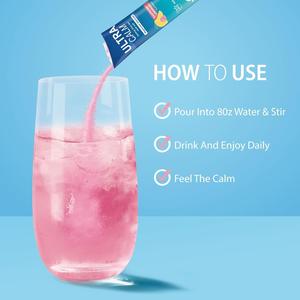 Boisson solide à base d'ashwagandha, de L-théanine, de vitamine D3 et de glycinate de magnésium pour le soutien du sommeil des adultes et l'amélioration de la densité osseuse - Product Image 4