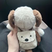 Poupée en peluche série sac à dos JC, chiot super doux rembourré de coton PP, cadeau d'anniversaire pour les 14 ans et plus, modèle 01