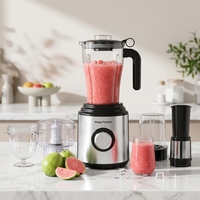 Blender multifonctionnel Happy Partner 6 en 1, blender à fruits, appareils électroménagers de cuisine pour usage domestique