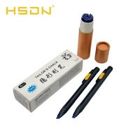 Crayon à craie pour tailleur avec recharges pour marquage sur tissu de machine à coudre, 2 stylos à craie et 20 recharges, fournitures de couture