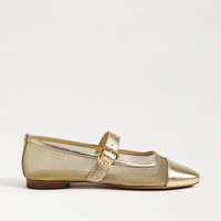 Chaussures plates pour femmes en PU de haute qualité, respirantes, à enfiler, à bout fermé, sandales à bride réglable, ballerines tendance