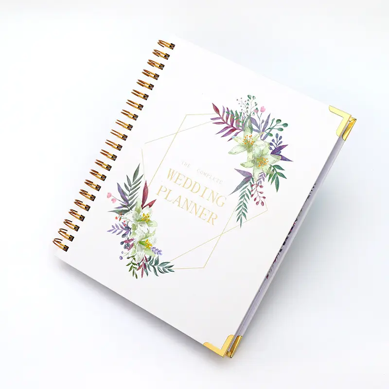 Cuaderno escolar espiral diario de sublimación a granel diario personalizado en espiral A5 con logotipo personalizado