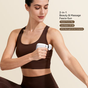 Masseur corporel vibrant rechargeable à haute vitesse portable avec écran LCD Lumière <span class=keywords><strong>Massage</strong></span> profond des tissus musculaires Pistolet de <span class=keywords><strong>massage</strong></span> avec compresse chaude et EMS - Product Image 1