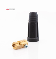 Torche de soudage TIG du fabricant pièces de rechange cuivre personnalisé 35-50 prise de câble essentielle pour les fournitures de soudage et de soudage