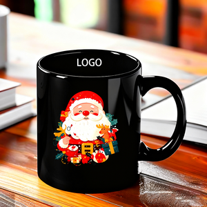 <span class=keywords><strong>2025</strong></span> thiết kế mới 11oz 330ml Trắng thăng hoa trống lớp phủ Đồ đá gốm Cà Phê Cốc màu đen cho khuyến mại Quà Tặng Miễn Phí - Product Image 6