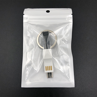 Vente en gros de porte-clés à aimant fort 3 en 1 Câble de chargeur USB pour appareils mobiles Android Micro USB, IOS,Type C