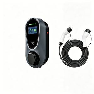 Chargeur EV OCPP mural ou au sol, unité unique sans câble pour stationnement de flotte, approvisionnement en gros pour concessionnaires - Product Image 3