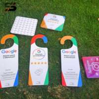 Instagram google review autocollant carte nfc nfc table d'affaires google review qr code stand affichage personnalisé grande taille