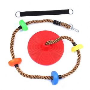 Cuerdas de columpio de disco para patio trasero para niños con cuerda, columpios sensoriales para interiores, habitación de niños, colgante al aire libre, Escuela Deportiva de plástico - Product Image 1