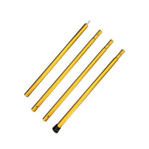 Poteau de tente télescopique en alliage d'aluminium Sky Canopy 28 mm x 2,4 m, rouge, pour usage extérieur et camping - Product Image 3