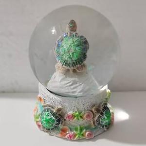 Globe d'eau en résine personnalisé en usine, tortue, décoration artistique, forme unique, souvenirs, cadeau, ornements décoratifs pour la maison - Product Image 4