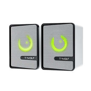 Système audio filaire USB 2.0 tendance chinoise 2.0 avec éclairage RVB pour ordinateur de bureau, haut-parleurs filaires USB 2.0 pour ordinateur portable/<span class=keywords><strong>PC</strong></span> pour le jeu - Product Image 5