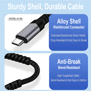 Adaptateur audio Type-C 2-en-1 de haute qualité pour <span class=keywords><strong>iPhone</strong></span> 3,5 mm Musique & Adaptateur de charge rapide 60W pour téléphones mobiles KAXINSI KJ-68 - Product Image 4