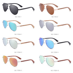 Gafas de Sol Clásicas de Madera Personalizadas y Ecológicas con Lentes Polarizados TAC de Espejo para Hombre y Mujer - Product Image 3